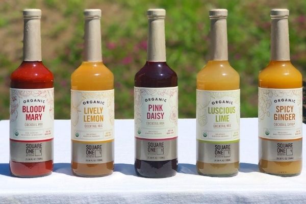 Cocktail Mixers by Square One Organic Spirits