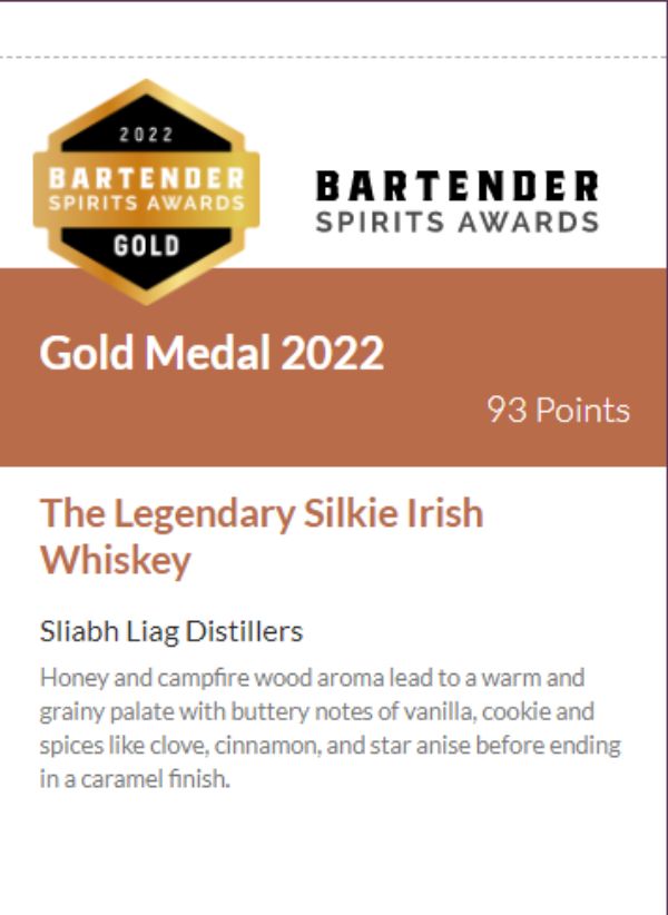 The Legendary Silkie Irish Whiskey