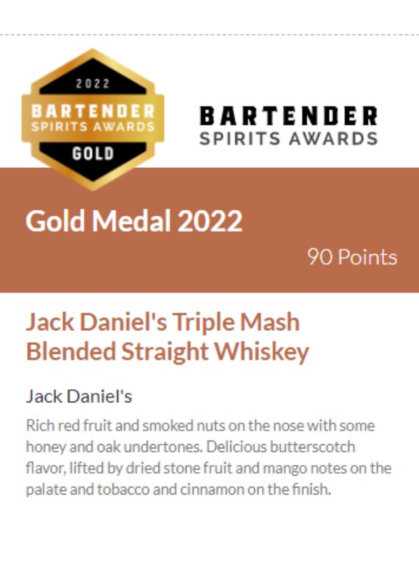 Jack Daniel's Triple Mash Blended Straight Whiskey