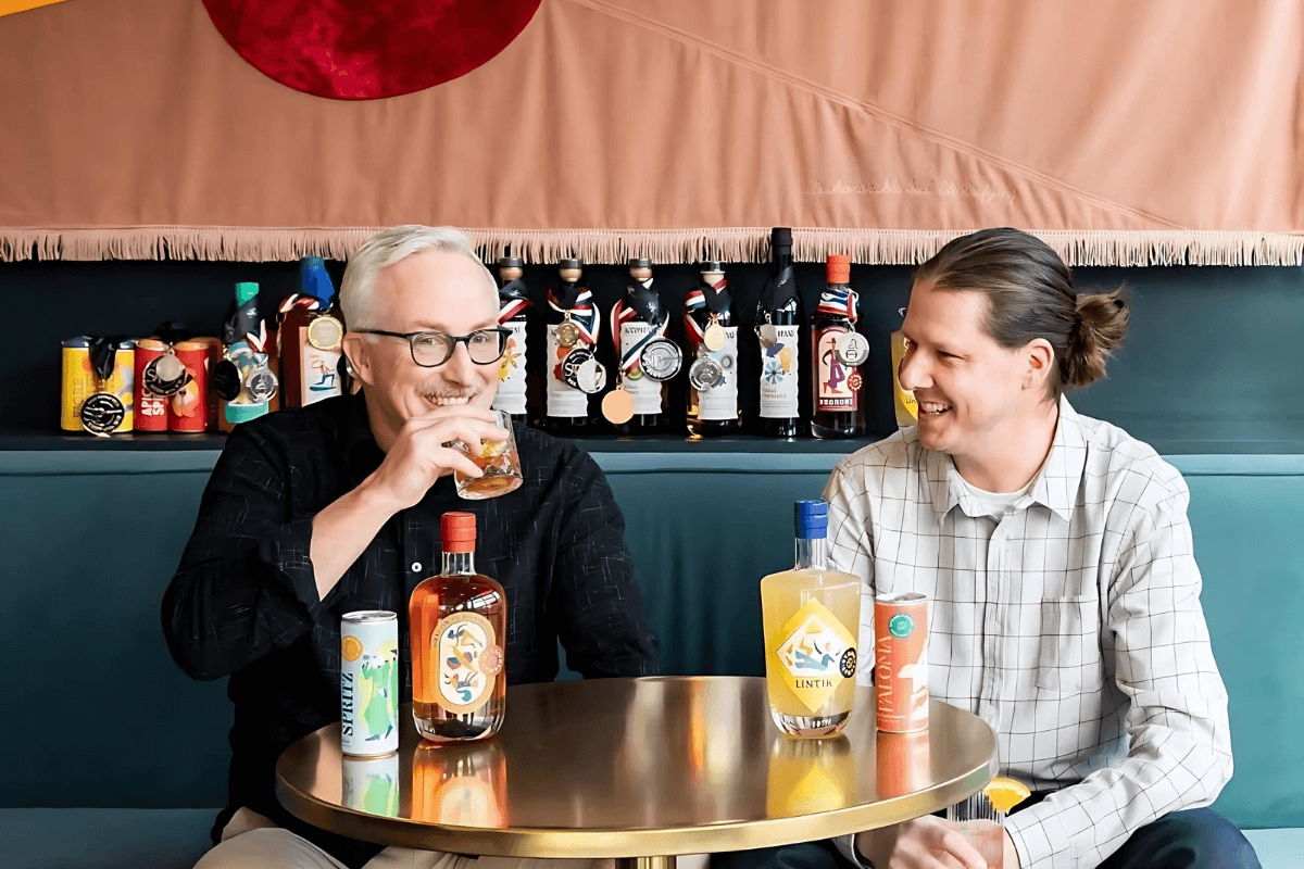 (left) CEO and co-founder Cy Cain and (right) CPO and co-founder Casey Richwine